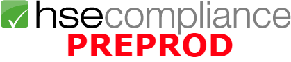 HSE compliance Preprod